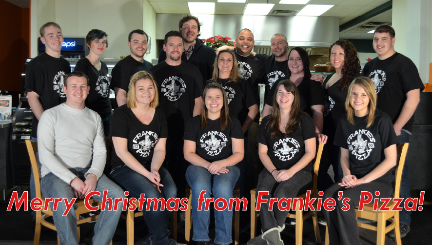 Have a Holly Jolly Christmas from Frankies Pizza Maple Grove