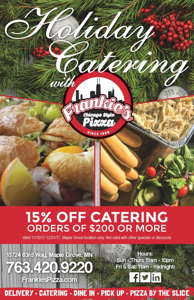 December Winter Catering Box Topper 2017