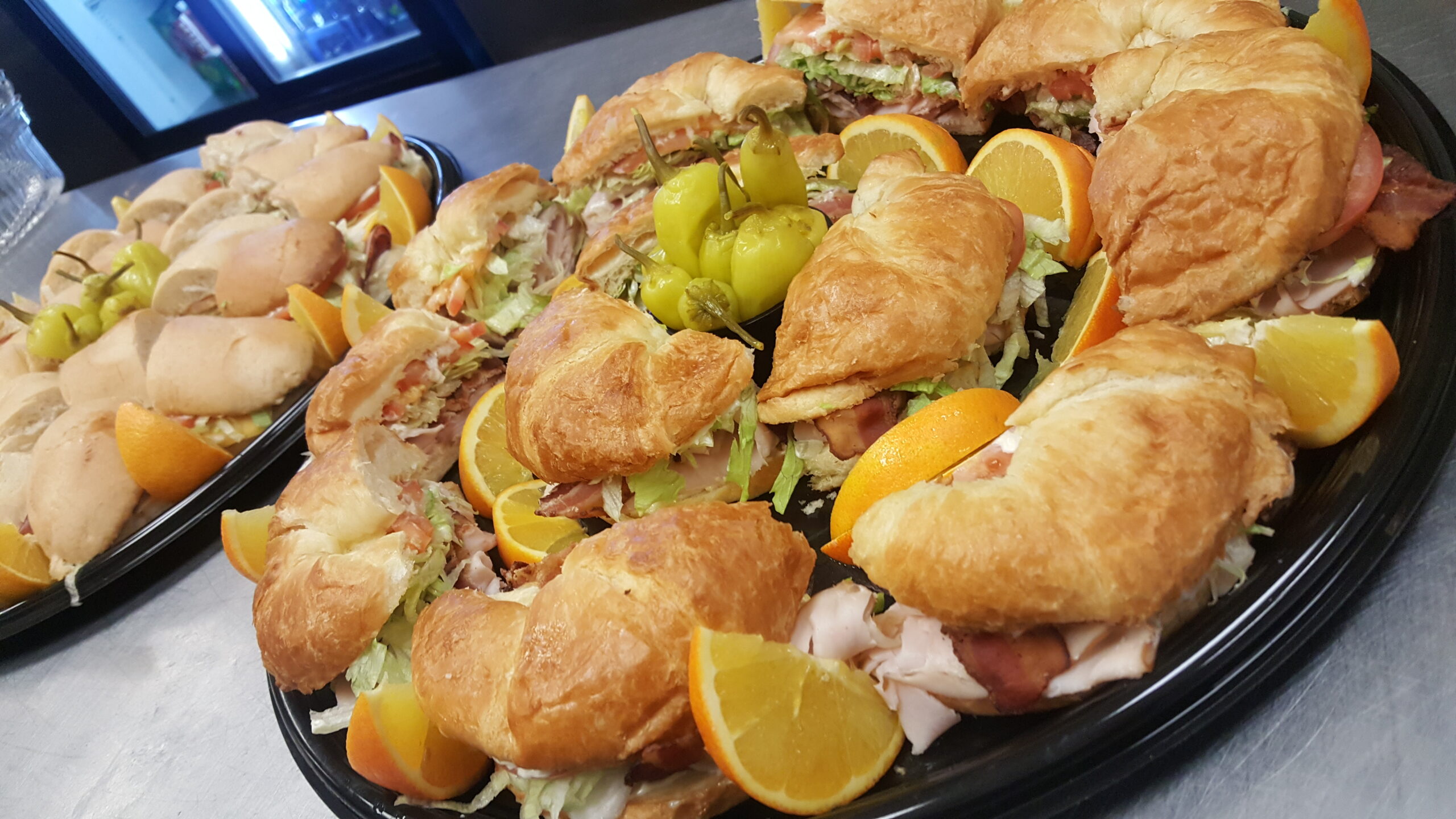 Catering sandwich platters