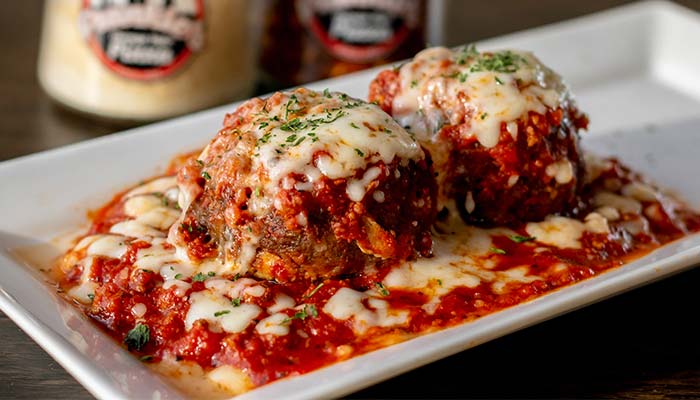 Frankie's Chicago Style Pizza restaurant in Maple Grove, MN homemade meatball appetizer