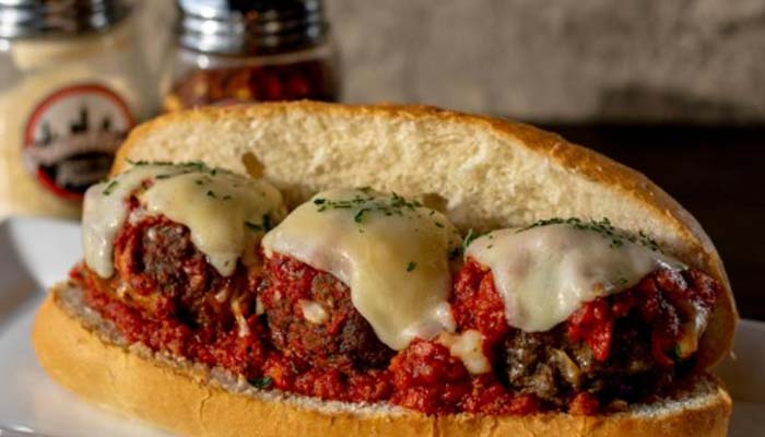 Frankie's Chicago Style Pizza restaurant in Maple Grove, MN Italian meatball sandwich