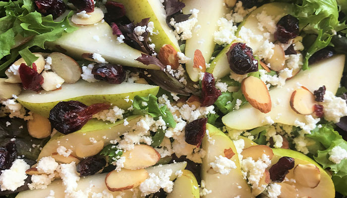 Autumn Pear Salad from Frankies Pizza November Special