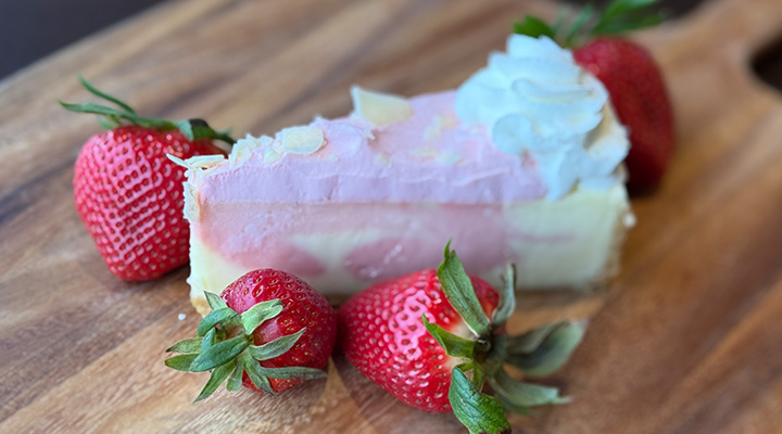 Frankies Wild Strawberry Cream Cheesecake